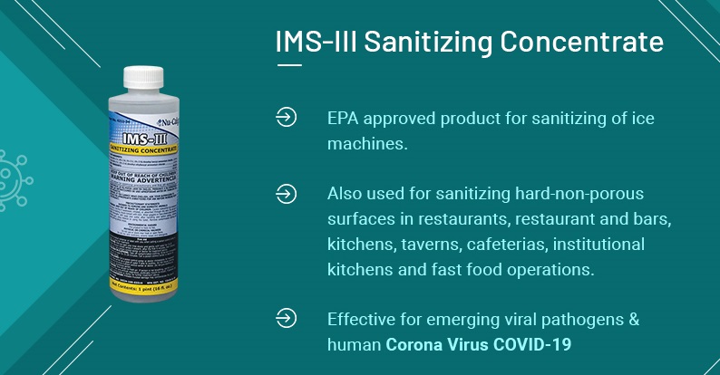 IMS II Sanitizing Concentrate - new coronavirus products