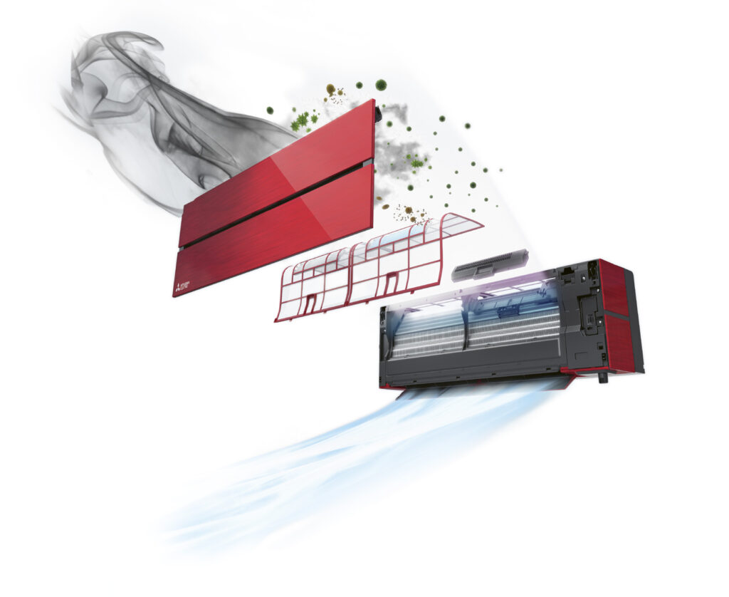 Mitsubishi M-series ductless air conditioning installation in queens brooklyn
