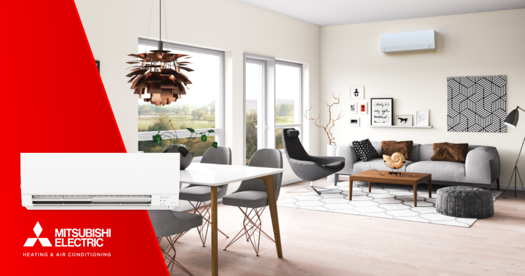 Mitsubishi Ductless Mini-Split HVAC System 