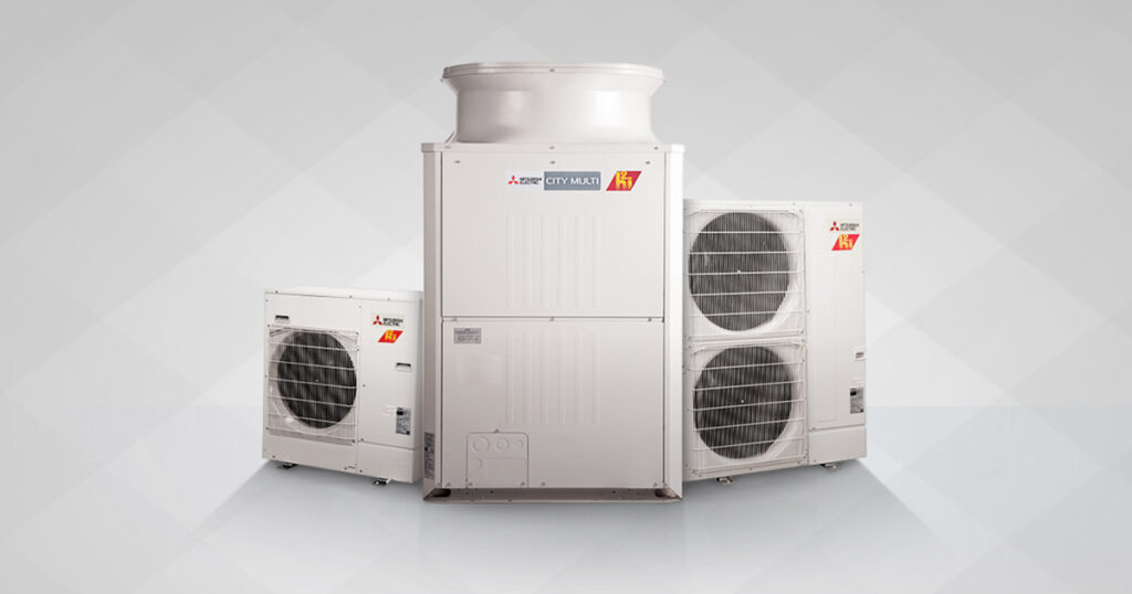 Hybrid VRF System from Mitsubishi Electric