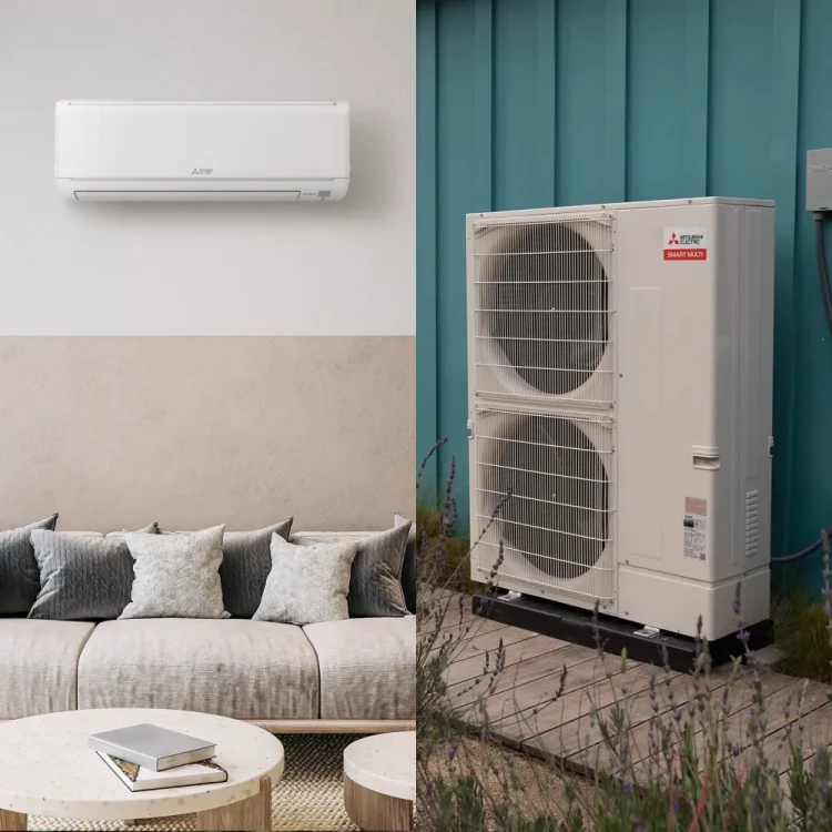 Busting Myths About Mitsubishi’s High-Efficiency Heat Pumps without Ducts