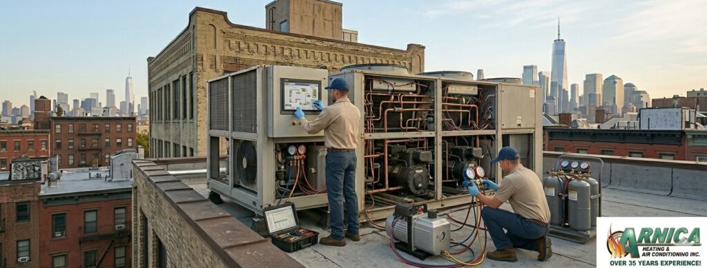 Why Aging Buildings Drive Central Air Conditioning Repair Demand in New York