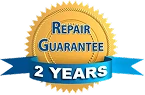 Gold repair guarantee ribbon