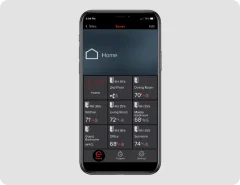 Mobile app smart home control